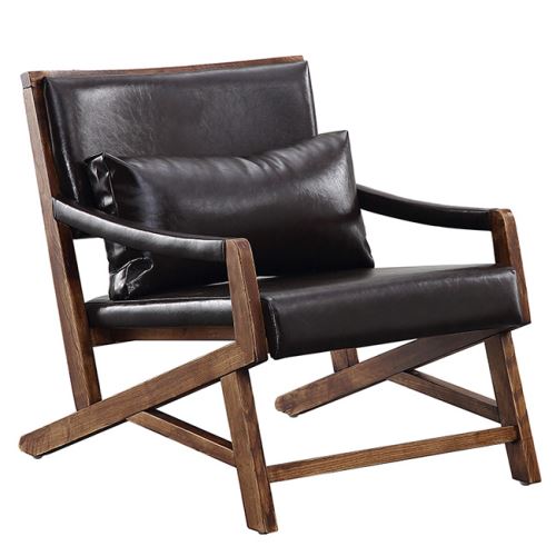 Popular design leather leisure sofa chair single seat Livingroom set