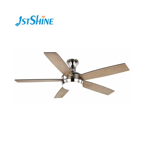 220V or 110V 5 blades decorative modern rustic low profile dining ceiling fan light for low ceiling