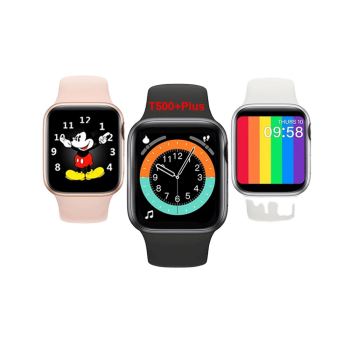 2021 new smart watch cheap android mobile sport reloj smartwatch bracelets t500 plus 1.75 inch t500+