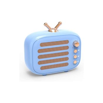 Portable Bluetooth Vintage Wireless Stereo Retro Speakers with Answering Call